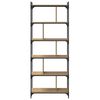 vidaXL Estanter&iacute;a Roble artisan 76 x 32 x 192 cm Madera contrachapada