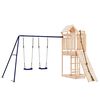 vidaXL Parque infantil de exterior madera maciza de pino