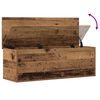 vidaXL Caja de Almacenamiento Madera envejecida 102 x 35 x 35 cm