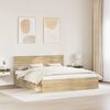 vidaXL Estructura de cama Sonoma 180 x 200 cm Madera de pino macizo