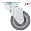 vidaXL Ruedas giratorias 24 unidades 50 mm