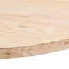 vidaXL Tablero de mesa 110x55x2,5 cm Madera maciza de pino ovalada