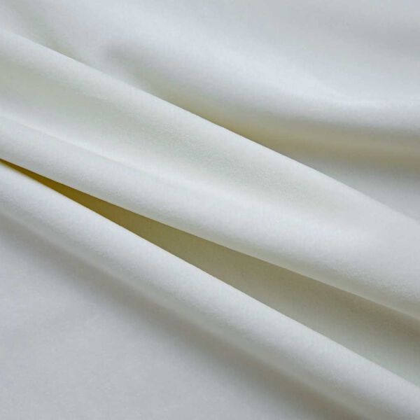 vidaXL Cortinas opacas con anillas 2 uds terciopelo crema 140x225 cm