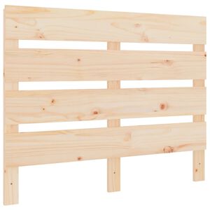 vidaXL Cabecero de cama madera maciza de pino 90x3x80 cm