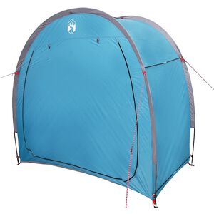 vidaXL Tienda para guardar bicicletas Azul 210 x 90 x 174 cm