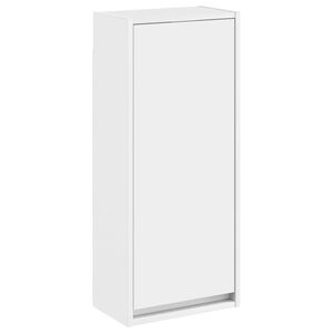 vidaXL Vanidad de lavabo montada en la pared Blanco 35 x 20 x 81 cm