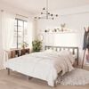 vidaXL Estructura de cama de madera maciza de pino gris 140x200 cm