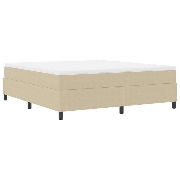 vidaXL Cama de plataforma Verde gris&aacute;ceo 180 x 200 cm tela