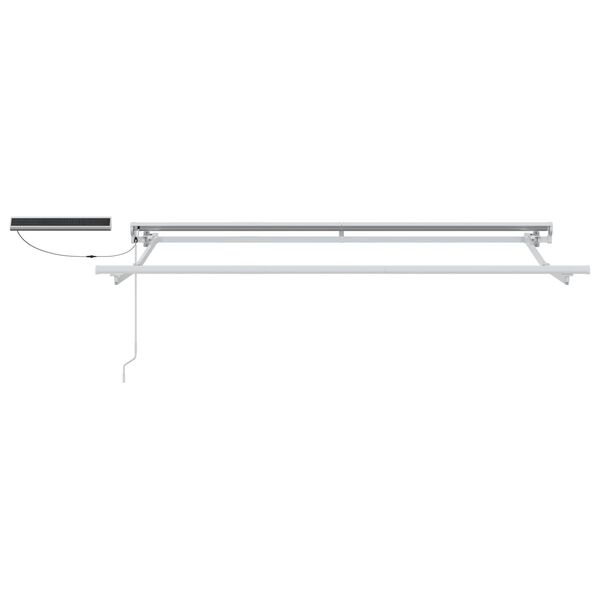 vidaXL Toldo Retr&aacute;ctil El&eacute;ctrico Negro 3 x 2,5 m