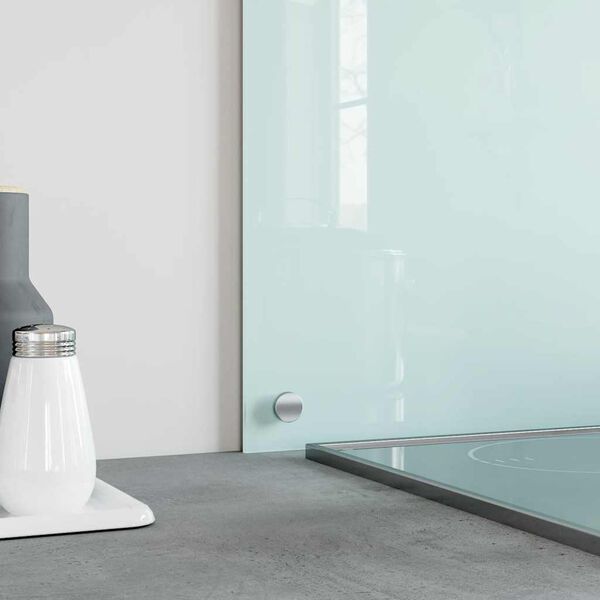 vidaXL Protección salpicaduras cocina vidrio templado blanco 80x60 cm