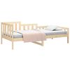 vidaXL Sof&aacute; cama sin colch&oacute;n madera maciza de pino 80x200 cm