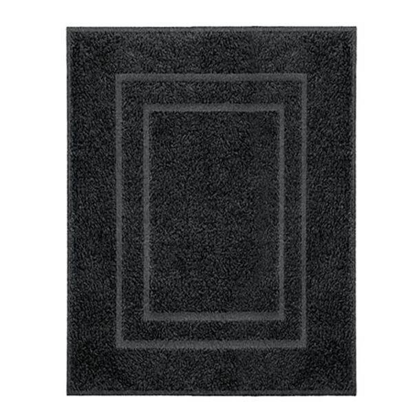 Kleine Wolke Alfombra de ba&ntilde;o Plaza negro 60x80 cm