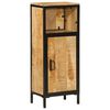 vidaXL Mueble de ba&ntilde;o madera maciza de mango y hierro 40x27x90 cm