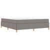 vidaXL Estructura de cama con colch&oacute;n Taup&eacute; 180 x 200 cm tela