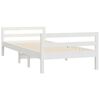 vidaXL Cama sin colch&oacute;n madera maciza de pino blanca 80x200 cm