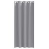 vidaXL Cortinas Opacas con Anillas 2 pcs Gris Claro 260 x 140 cm