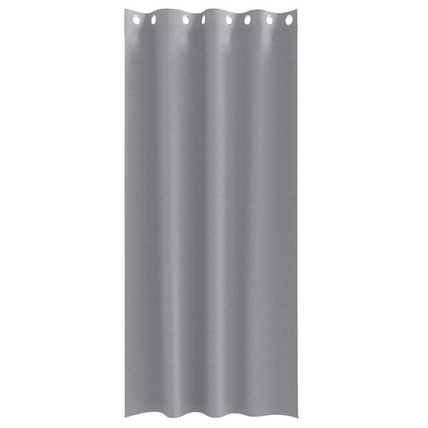 vidaXL Cortinas Opacas con Anillas 2 pcs Gris Claro 260 x 140 cm