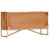 vidaXL Aparador de madera maciza de acacia 118x30x60 cm