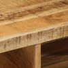 vidaXL Mueble de TV de pared madera maciza de mango rugosa 80x30x19 cm