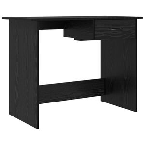 vidaXL Escritorio Roble Negro 100 x 50 x 76 cm Madera de ingenier&iacute;a
