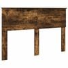 vidaXL Cabecero Roble ahumado Madera contrachapada