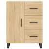 vidaXL Aparador alto madera contrachapada color roble 69,5x34x180 cm