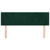 vidaXL Cabecero de terciopelo verde oscuro 147x16x78/88 cm