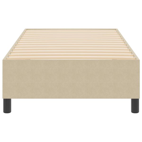 vidaXL Cama de plataforma Verde gris&aacute;ceo 100 x 200 cm tela