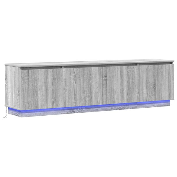 vidaXL Gabinete de TV Gris Sonoma 180 x 38 x 49 cm