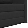 vidaXL Sof&aacute; cama 110cm Negro tela