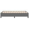 vidaXL Cama de plataforma Gris Claro 120 x 200 cm tela