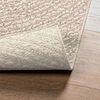 vidaXL Alfombra ZIZUR apariencia yute interior exterior crema 80x150cm