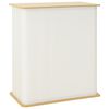 vidaXL Mostrador para ferias Marr&oacute;n claro y 80 x 40 x 93 cm