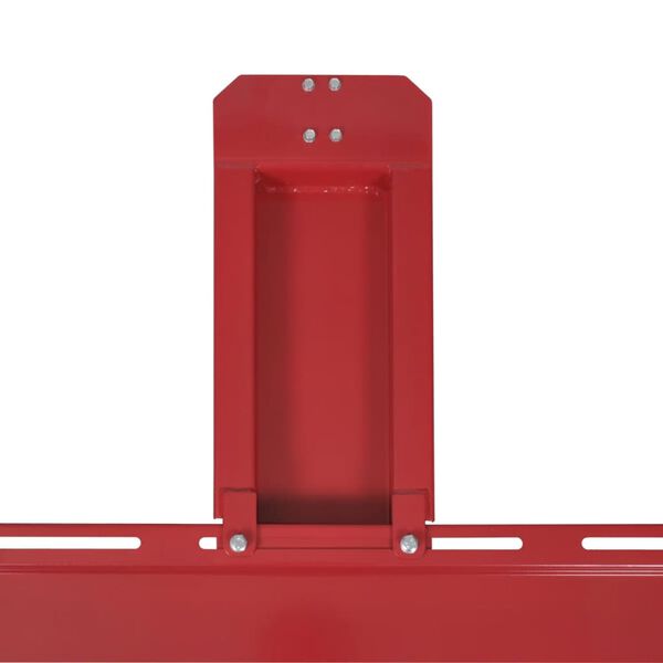 Carro de motocicleta roja Soporte de la motocicleta