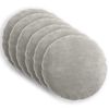 vidaXL Funda de almohada 6 uds. HEERLEN Gris Claro &Oslash; 30 cm