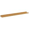 vidaXL Estante de pared 2 pcs Beige 80 x 9 x 3 cm Madera de ingenier&iacute;a