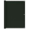 vidaXL Toldo para balc&oacute;n HDPE verde oscuro 120x500 cm