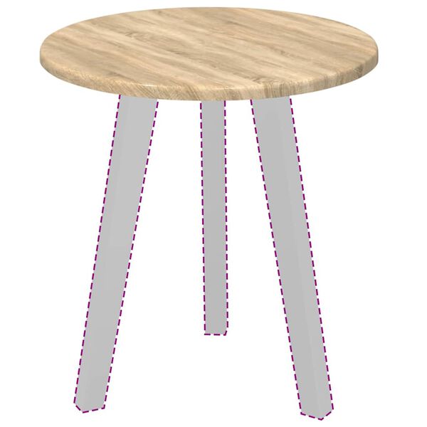 vidaXL Encimera Roble Sonoma 40 x 40 x 1,5 cm Madera de ingenier&iacute;a