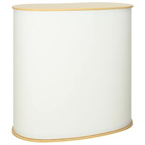 vidaXL Mostrador para ferias Marr&oacute;n claro y 90 x 48 x 93 cm