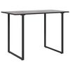 vidaXL Mesa de Jardín Gris 100 x 55 x 70 cm Acero y DPC