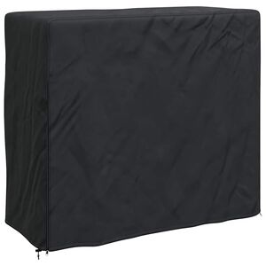 vidaXL Funda para le&ntilde;ero Liso Negro 61 x 122 x 106 cm tela