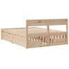 vidaXL Estructura de cama sin colchón madera maciza de pino 120x190 cm