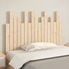 vidaXL Cabecero de cama de pared madera maciza de pino 108x3x80 cm