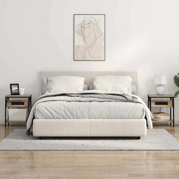 vidaXL Armario de Noche Roble Sonoma 38 x 30 x 48 cm