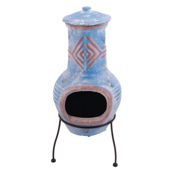RedFire Chimenea Colima arcilla azul/rojo 86031