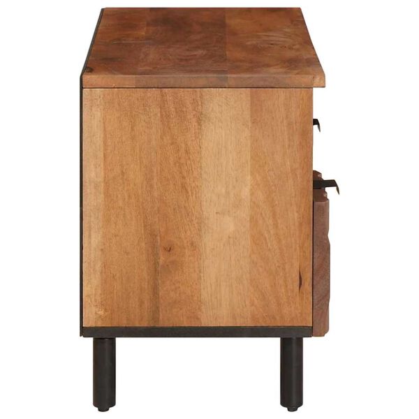 vidaXL Mueble de TV Acabado de Acacia Marr&oacute;n 100 x 33 x 46 cm