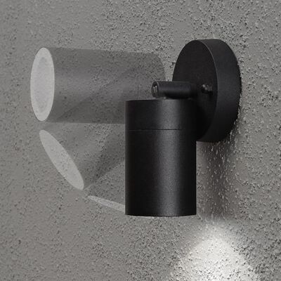 KONSTSMIDE Lámpara de pared Modena regulable negro mate 1x7W