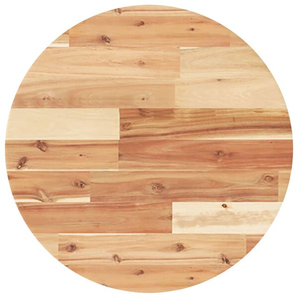 vidaXL Tablero de mesa redondo madera maciza de acacia &Oslash;50x2 cm