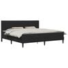 vidaXL Estructura de cama con colch&oacute;n Negro 180 x 200 cm Terciopelo