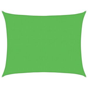 vidaXL Toldo de vela HDPE verde claro 160 g/m&sup2; 6x8 m